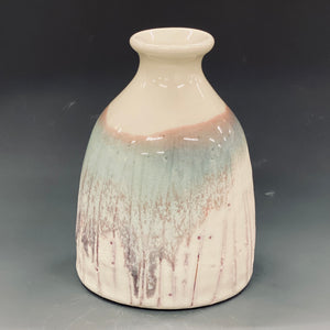 Snowy Fields Bud Vase Liz Proffetty Ceramics Item#BV8