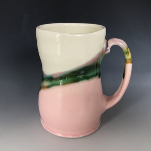 12 oz Pink Moon Field Curvy Mug Liz Proffetty Ceramics Item#M1sold
