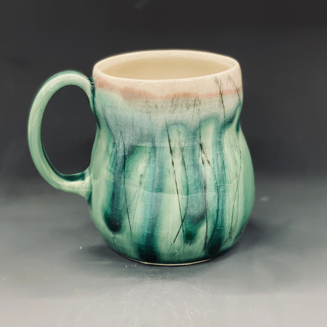 Summer Forest  Curvy Mug Liz Proffetty Ceramics Item#Mg4