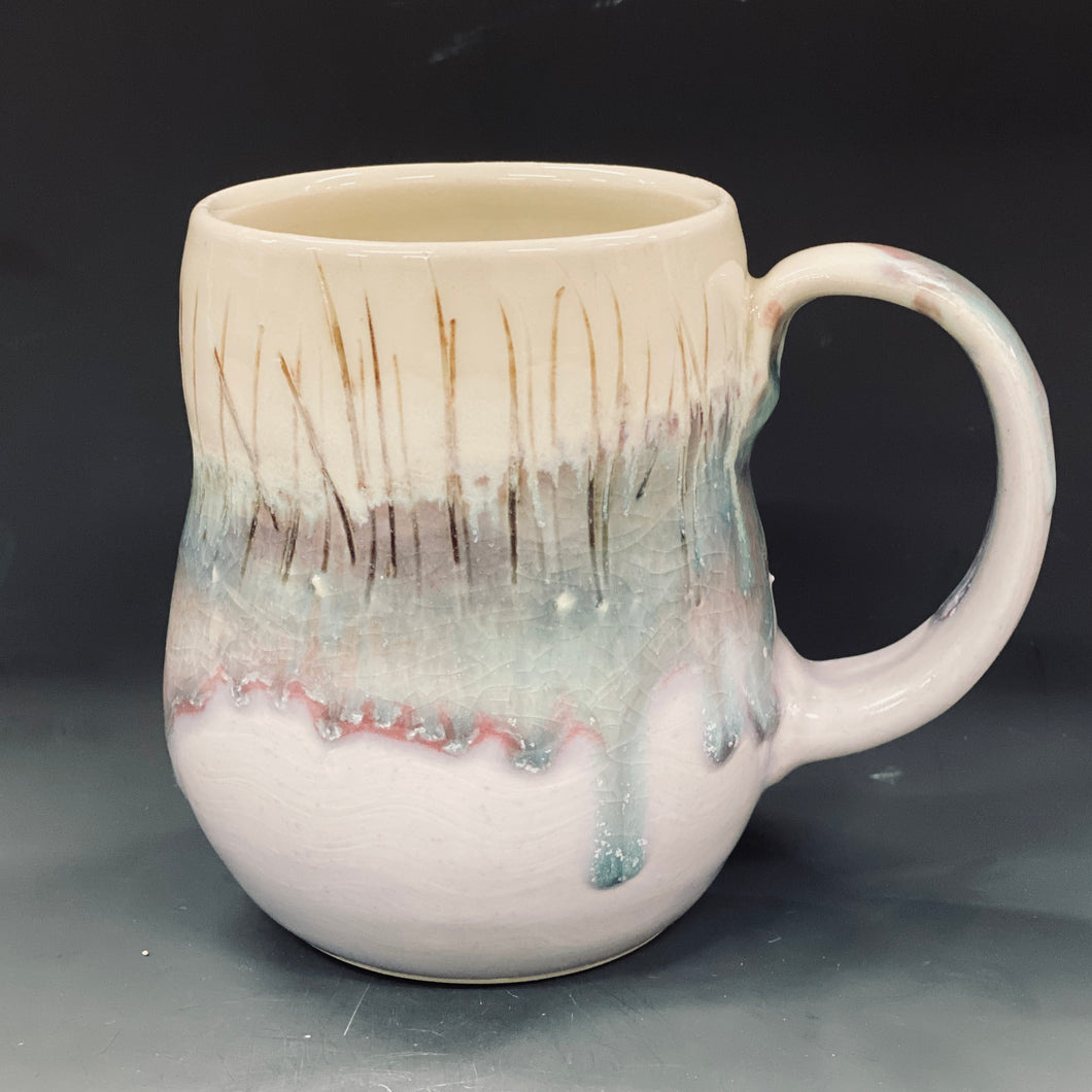 Snowy Field Curvy Mug Liz Proffetty Ceramics Item#Mg5