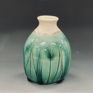 Forest Green Bud Vase Liz Proffetty Ceramics Item#BV5