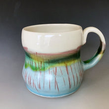12 oz Sea and Sky Curvy Mug Liz Proffetty Ceramics Item#M16