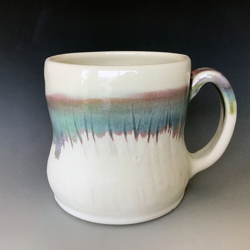 12 oz Snowy Field Curvy Mug Liz Proffetty Ceramics Item#M22