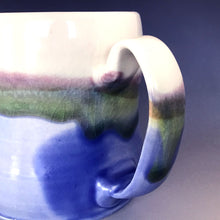 12 oz Mountain and Lakeshore Curvy Mug Liz Proffetty Ceramics Item#M6
