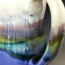 12 oz Mountain and Lakeshore Curvy Mug Liz Proffetty Ceramics Item#M8