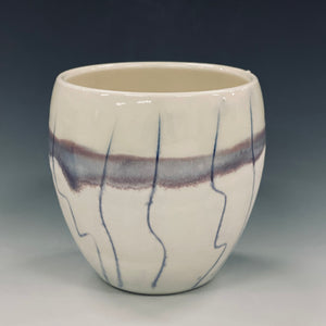 Snowy Field Wine Cup Liz Proffetty Ceramics Item#WC13