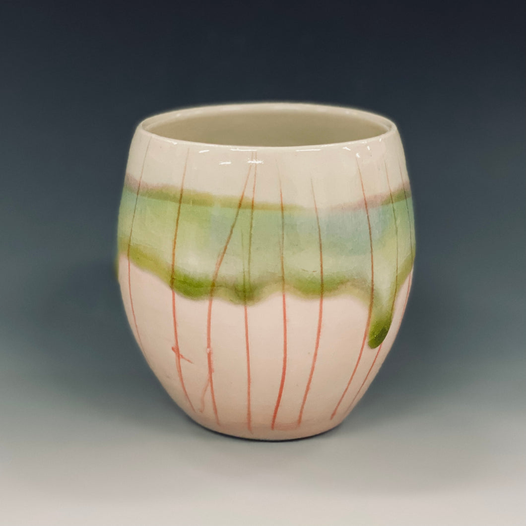 Pink Moon Wine Cup Liz Proffetty Ceramics Item#WC1