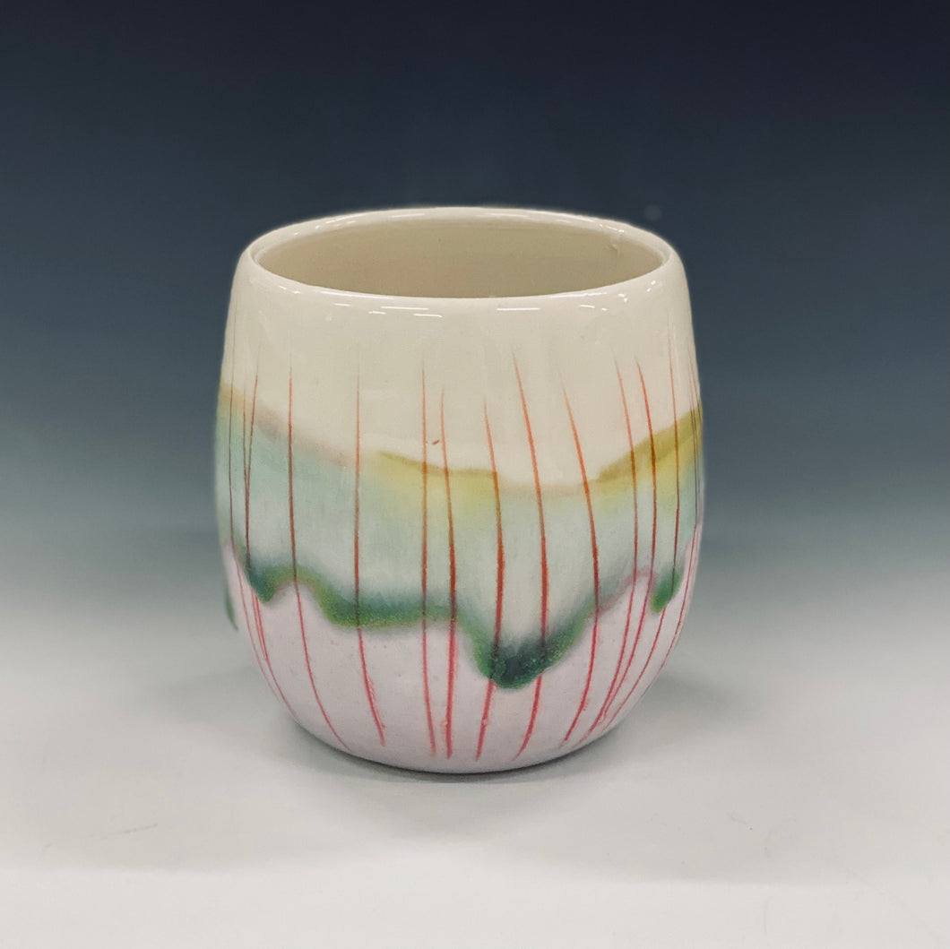 Magic Lavender Wine Cup Liz Proffetty Ceramics Item#WC2
