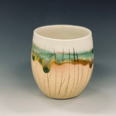 Salt Marsh Wine Cup Liz Proffetty Ceramics Item#WC3
