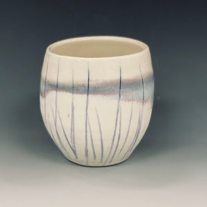 Snow Fields Wine Cup Liz Proffetty Ceramics Item#WC4