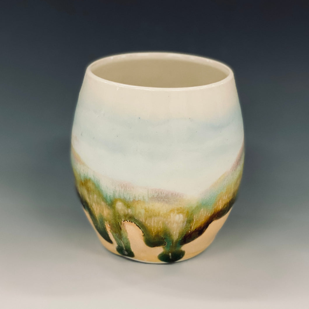 Salt Marsh Wine Cup Liz Proffetty Ceramics Item#WC6