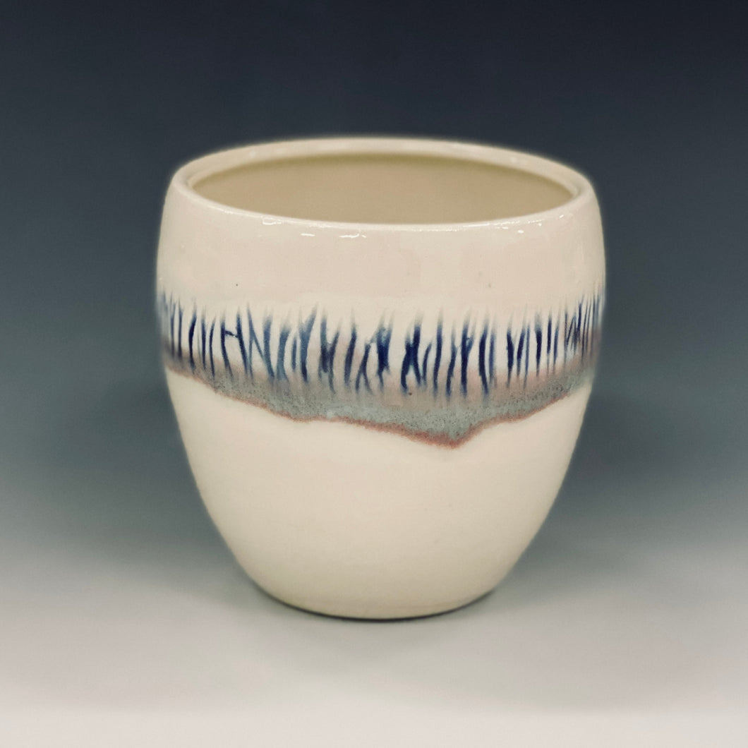 Snowy Fields Wine Cup Liz Proffetty Ceramics Item#WC7