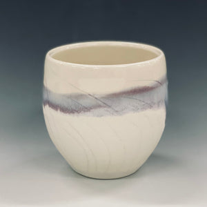 Snowy Field  Wine Cup Liz Proffetty Ceramics Item#WC9